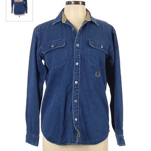 VINTAGE Tommy Hilfiger Jeans Denim Button-Down Shirt
